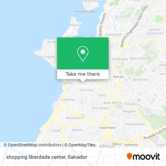 shopping liberdade center map