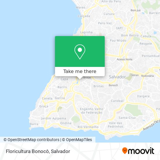 Mapa Floricultura Bonocô