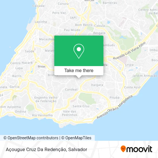 Açougue Cruz Da Redenção map