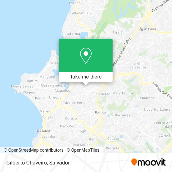 Gilberto Chaveiro map