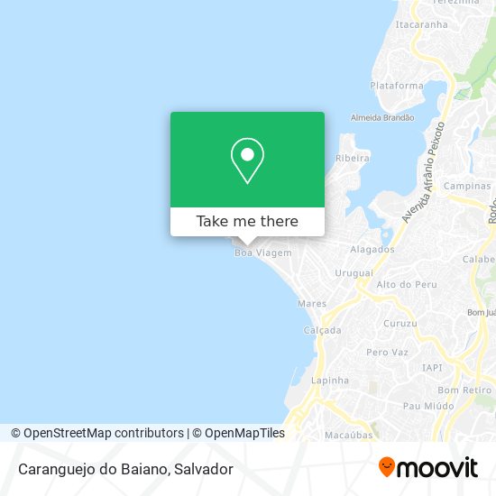 Caranguejo do Baiano map