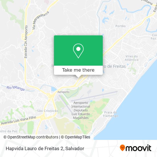 Mapa Hapvida Lauro de Freitas 2