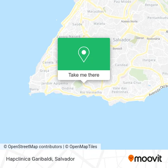 Hapclinica Garibaldi map