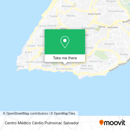 Centro Médico Cárdio Pulmonar map
