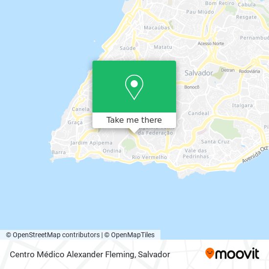 Centro Médico Alexander Fleming map