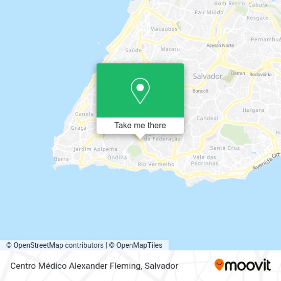 Centro Médico Alexander Fleming map