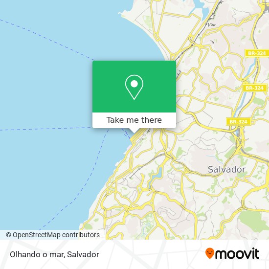 Mapa Olhando o mar