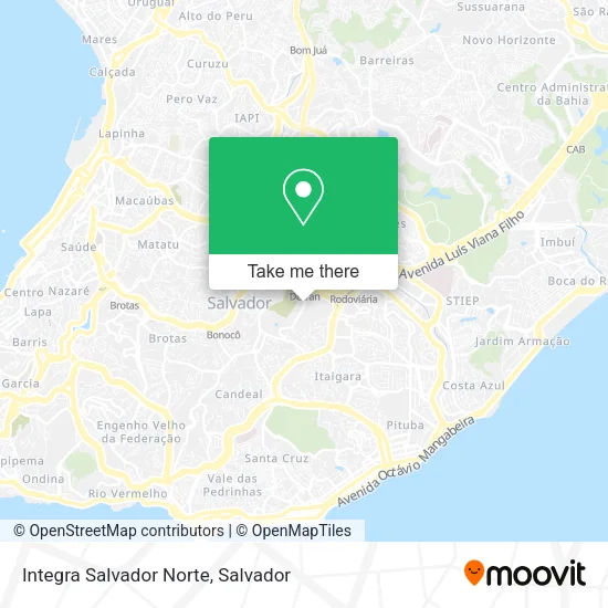 Integra Salvador Norte map