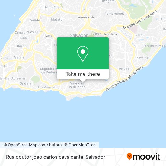 Rua doutor joao carlos cavalcante map