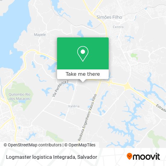 Mapa Logmaster logistica Integrada