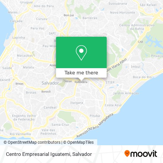 Mapa Centro Empresarial Iguatemi