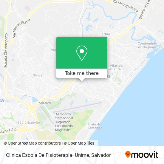 Mapa Clinica Escola De Fisioterapia- Unime