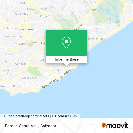 Parque Costa Azul map