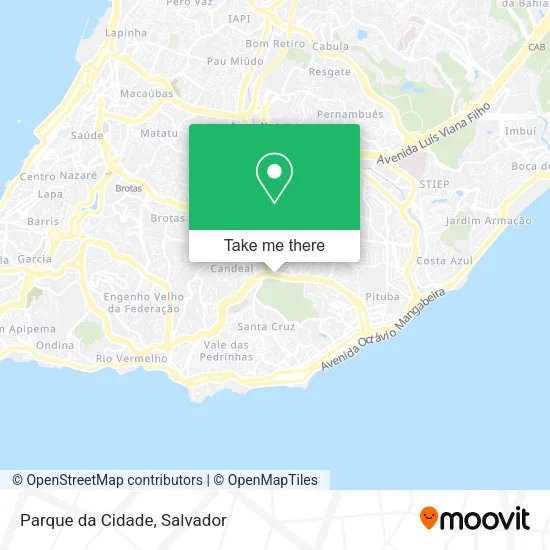 Parque da Cidade map