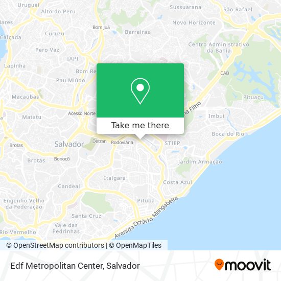 Edf Metropolitan Center map