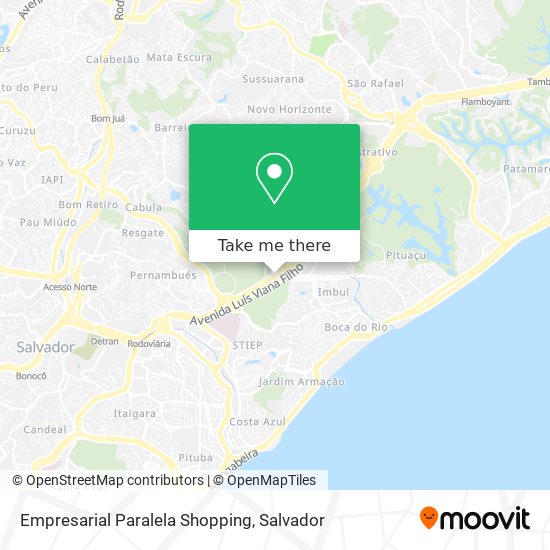 Mapa Empresarial Paralela Shopping