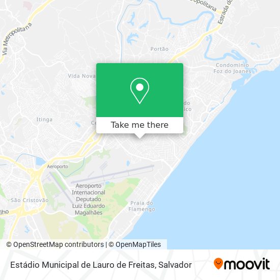 Estádio Municipal de Lauro de Freitas map