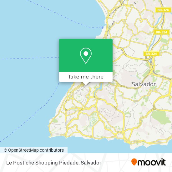 Mapa Le Postiche Shopping Piedade