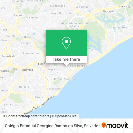 Colégio Estadual Georgina Ramos da Silva map