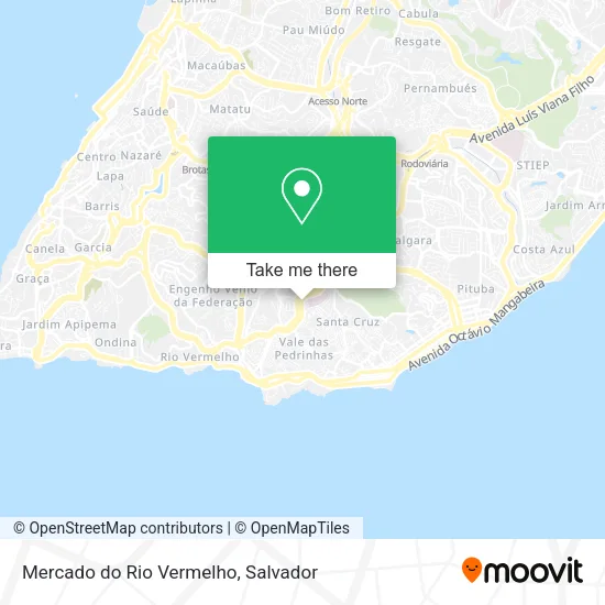 Mercado do Rio Vermelho map