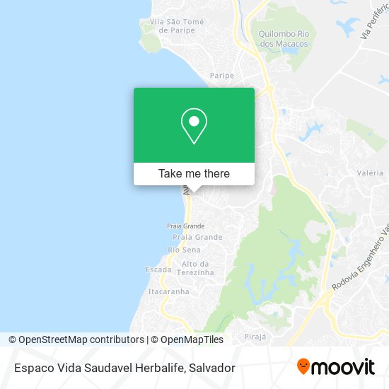 Espaco Vida Saudavel Herbalife map