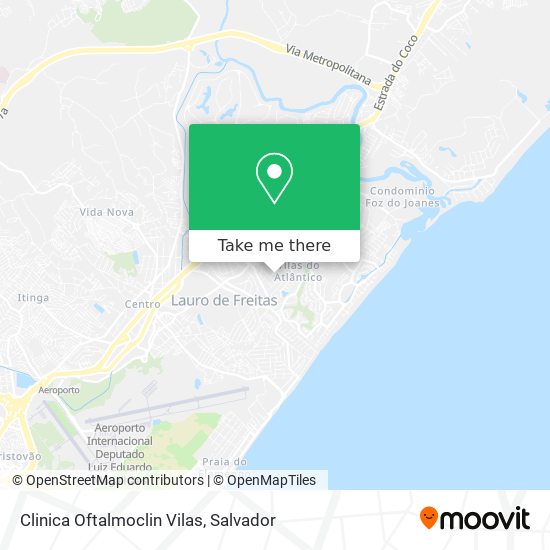 Clinica Oftalmoclin Vilas map