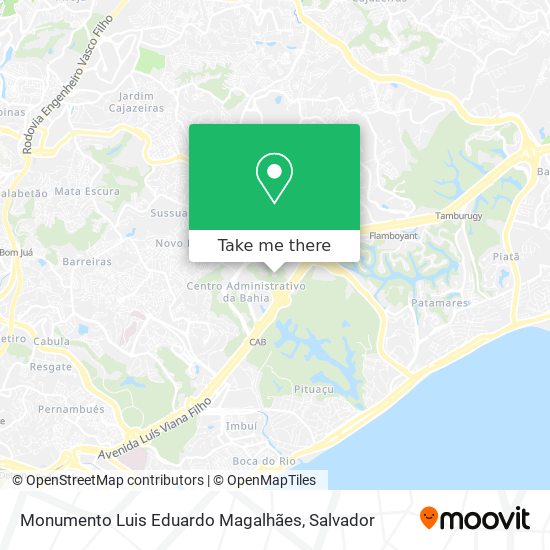 Monumento Luis Eduardo Magalhães map