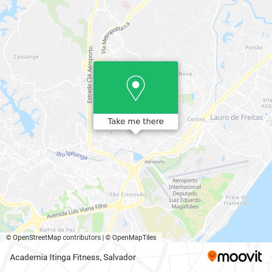 Academia Itinga Fitness map