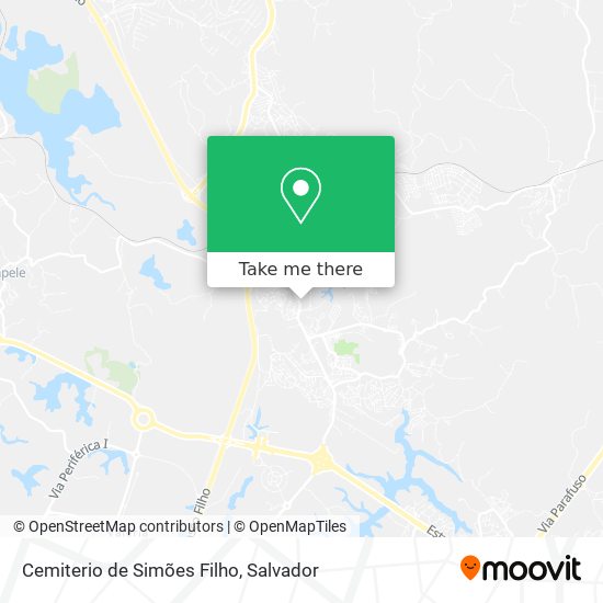 Cemiterio de Simões Filho map