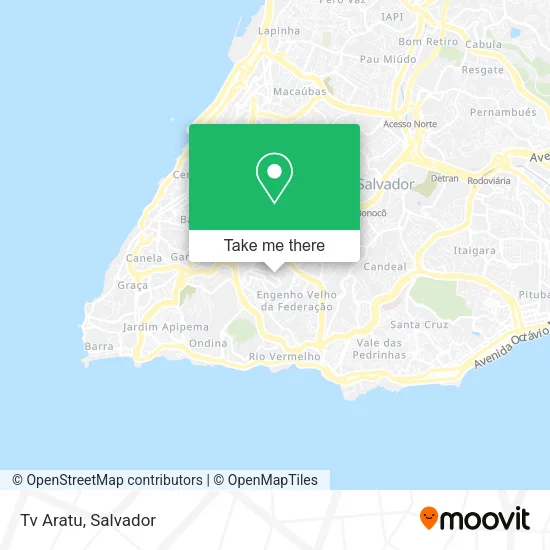 Tv Aratu map