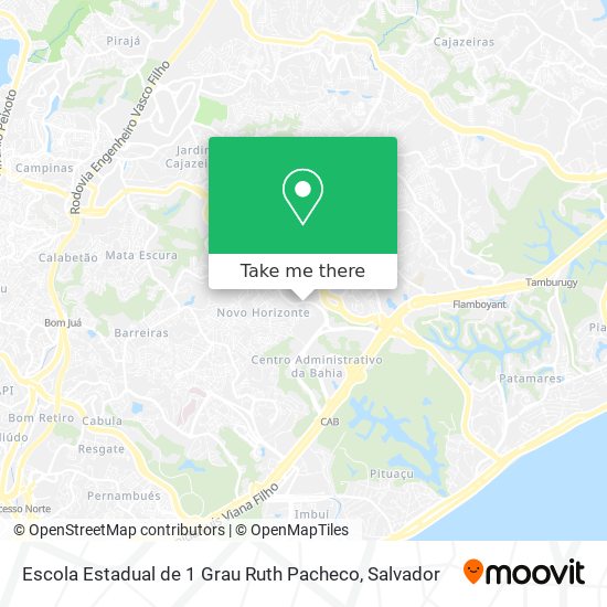 Escola Estadual de 1 Grau Ruth Pacheco map