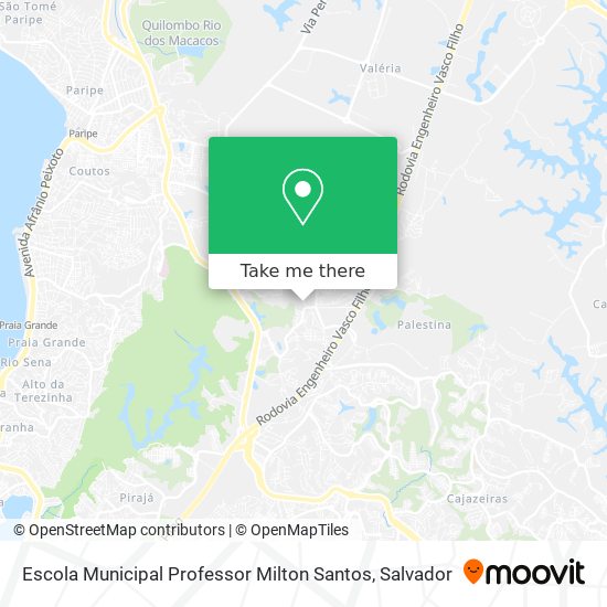 Escola Municipal Professor Milton Santos map