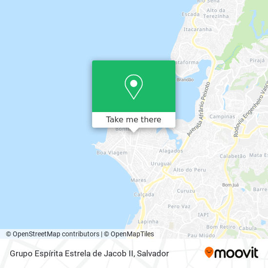 Grupo Espírita Estrela de Jacob II map