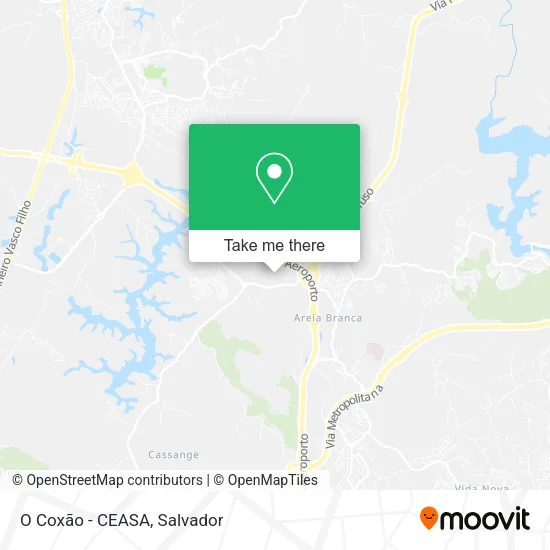 O Coxão - CEASA map