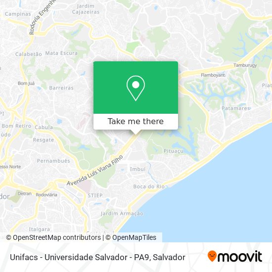 Mapa Unifacs - Universidade Salvador - PA9