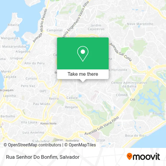 Rua Senhor Do Bonfim map