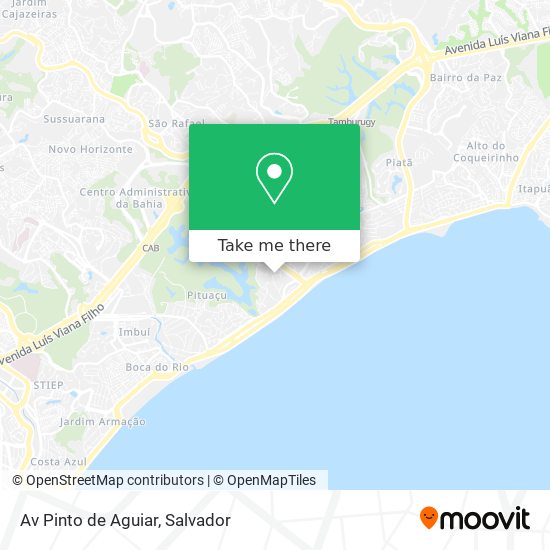 Mapa Av Pinto de Aguiar