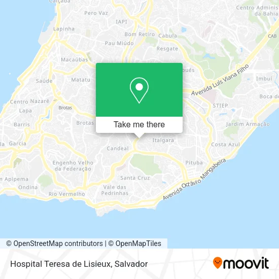 Hospital Teresa de Lisieux map