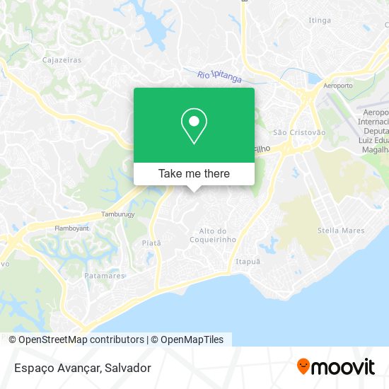 Espaço Avançar map