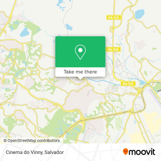 Mapa Cinema do Vinny
