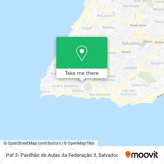 Paf 3- Pavilhão de Aulas da Federação 3 map