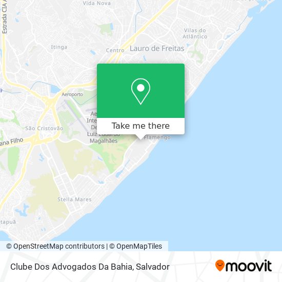 Clube Dos Advogados Da Bahia map