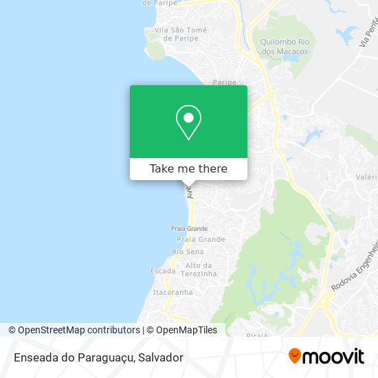 Enseada do Paraguaçu map