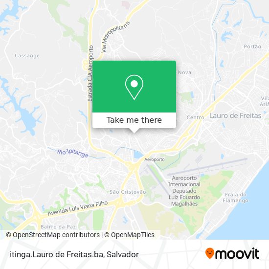 itinga.Lauro de Freitas.ba map