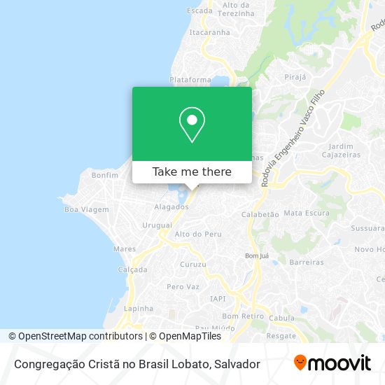 Congregação Cristã no Brasil Lobato map