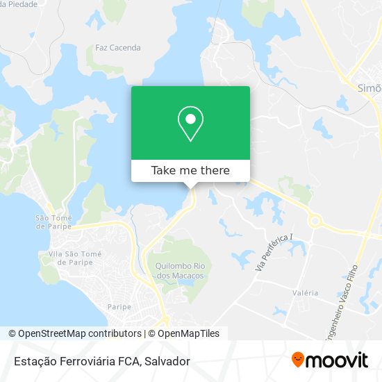 Estação Ferroviária FCA map
