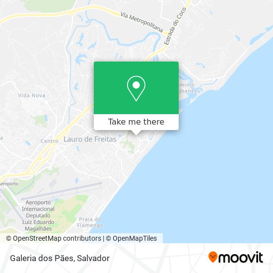 Mapa Galeria dos Pães