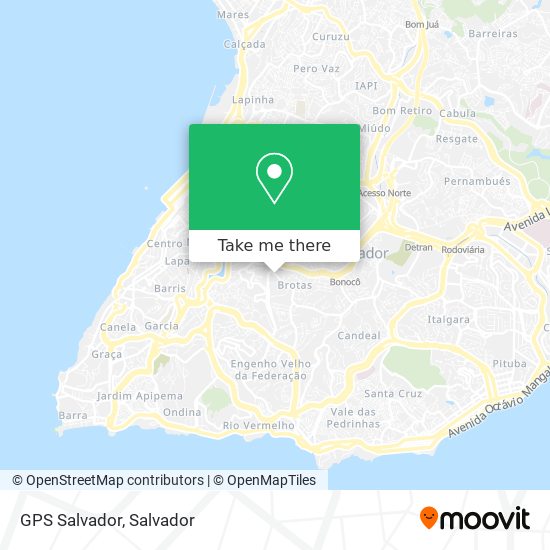 GPS Salvador map