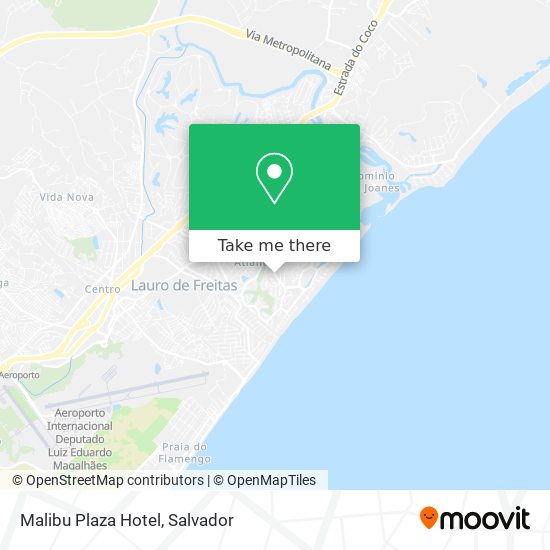 Mapa Malibu Plaza Hotel