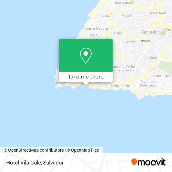 Mapa Hotel Vila Galé